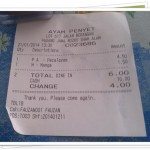 harga nasi pecal ayam RM6