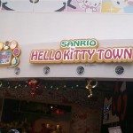 signboard hello kitty town