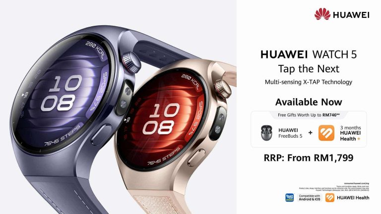 HUAWEI’S LATEST WATCH 5 SERIES NOW AVAILABLE IN MALAYSIA, PROVIDING A SMARTER AND SLEEKER WAY TO STAY HEALTHY